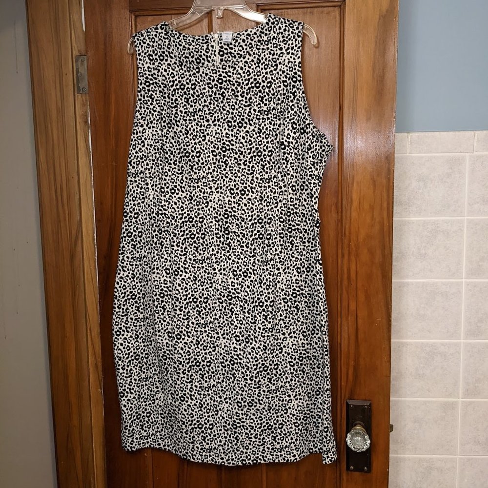 Old navy leopard print shift dress xxl